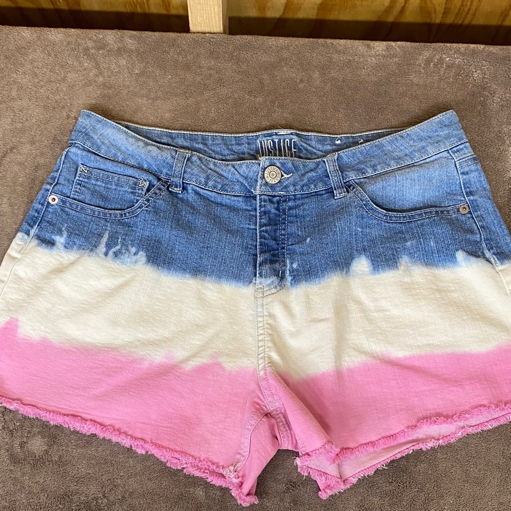 Justice size 20plus jean shorts
